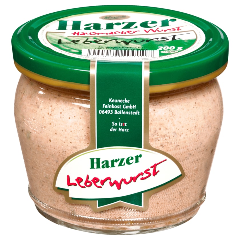 Keunecke Harzer Leberwurst 200g